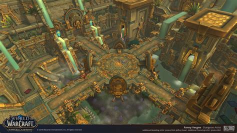 ArtStation - Atal D'Azar Dungeon - Battle for Azeroth - World of ...