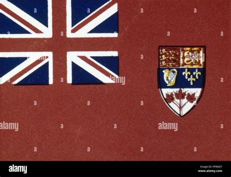 CANADIAN FLAG PRIOR TO 1965 Stock Photo - Alamy