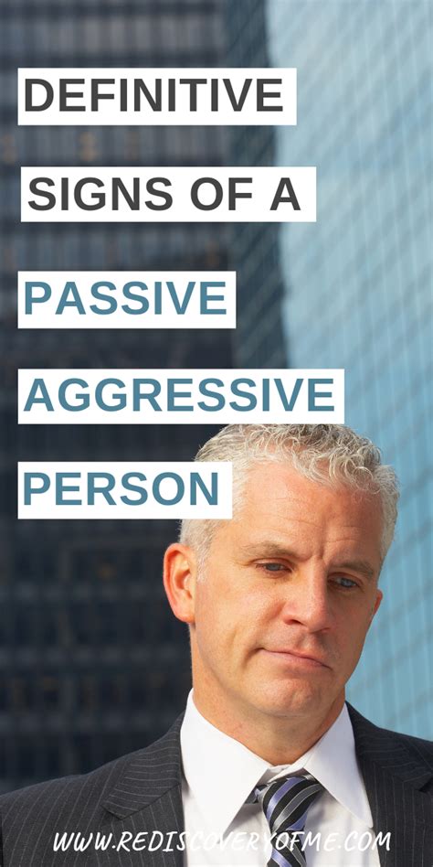 5 Signs of a Passive Aggressive Person | Passive aggressive people, Passive aggressive behavior ...