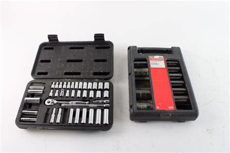 ATD & Craftsman Socket Sets, 2 Pieces | Property Room