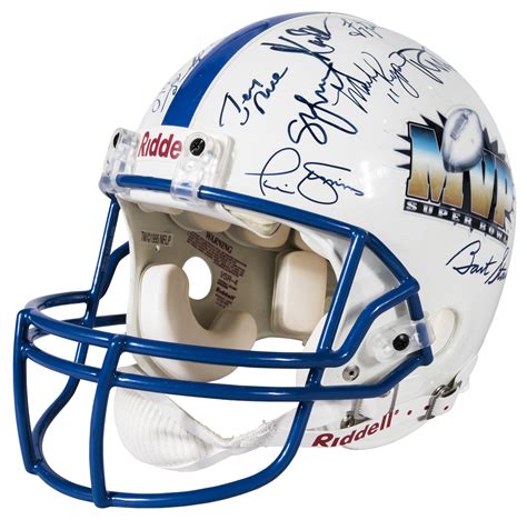 Lot Detail - Super Bowl MVP Multi-Signed Helmet With 23 Signatures ...