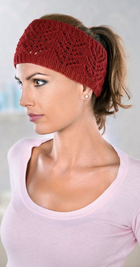 Free Knitting Patterns #knitheadbandpattern Lace Headband | Knit ...