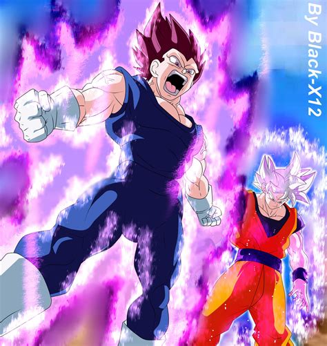 UE vegeta and UI goku by Black-X12 on DeviantArt