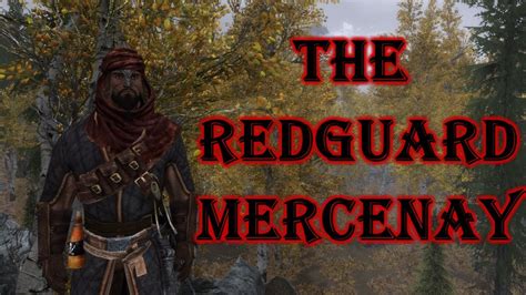 The Redguard Mercenary - Skyrim Builds - YouTube