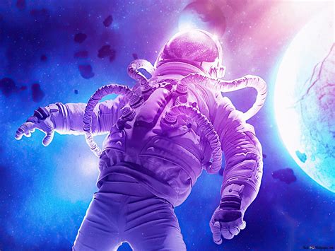 Astronaut lost in space 4K wallpaper download