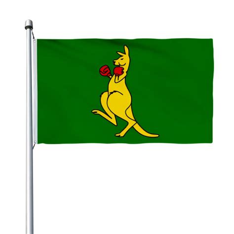 Kangaroo Boxing Flag Banner