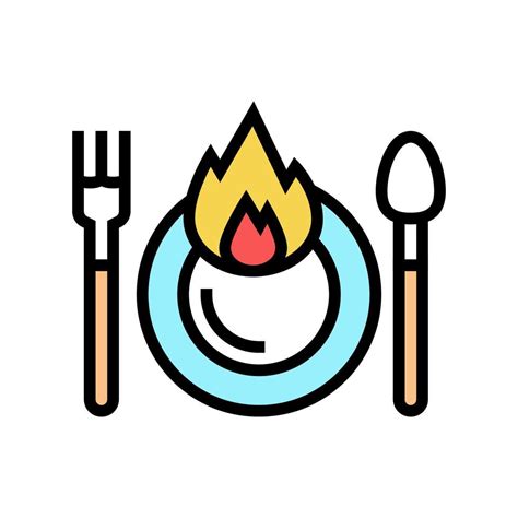 spicy food color icon vector illustration 10299683 Vector Art at Vecteezy