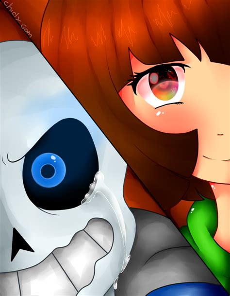 Sans vs Chara by chiclyGomita on DeviantArt