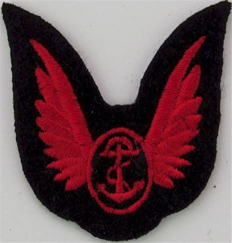 Fleet Air Arm Rating Aircrew Wings Naval insignia | Insignia, Embroidered, Navy