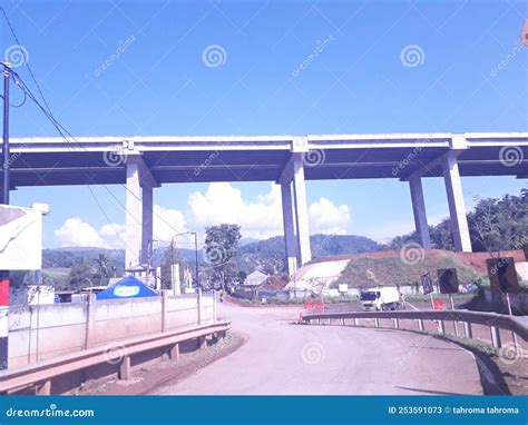 Highway Bridge Construction Project Stock Image - Image of waterway ...