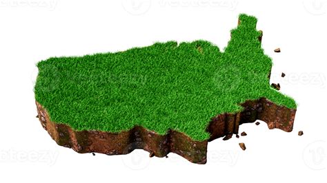 Free USA Map Grass and ground texture america map 3d illustration 22790660 PNG with Transparent ...