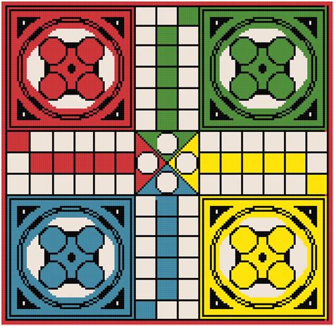 Parcheesi Board Pattern Chart Graph