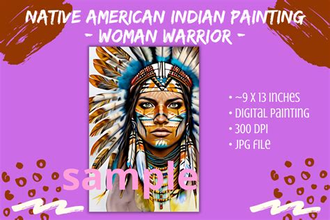 Native American Warrior Sketch