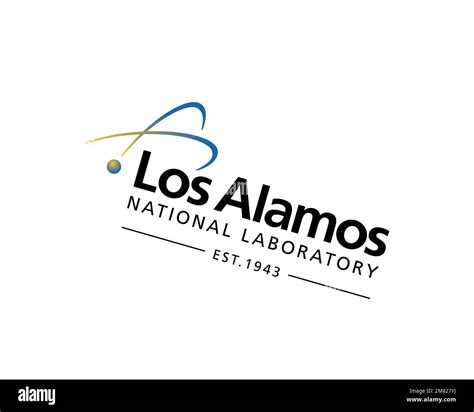 Los Alamos National Laboratory, rotated logo, white background B Stock Photo - Alamy