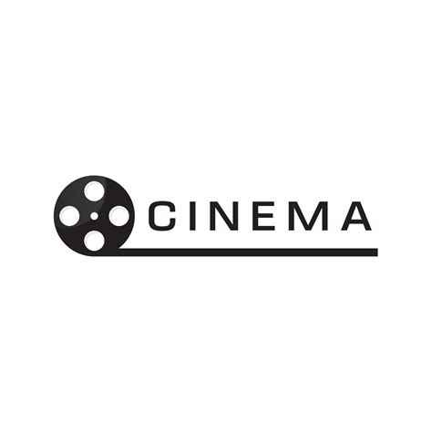 Cinema Logo Vector Template Isolated On White Background 5188413 Vector ...