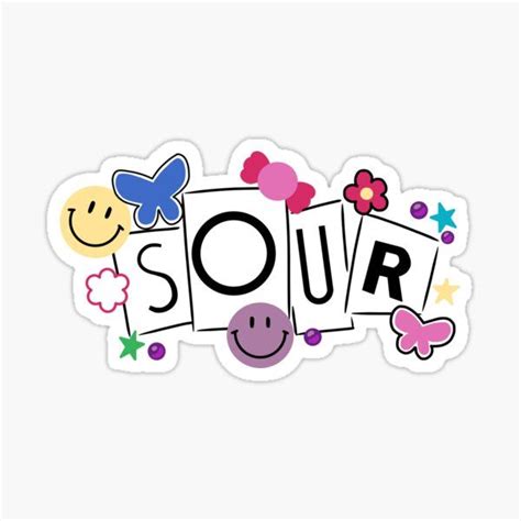 Olivia Rodrigo Sour Stickers for Sale en 2022 | Pegatinas, Pegatinas ...