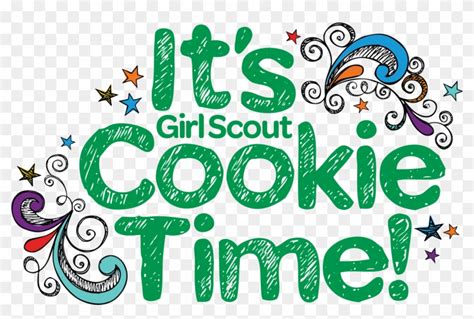 Lots Of Girl Scout Cookie Sale Clip Art - Girl Scout Cookie Time - Free ...