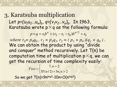 PPT - On Karatsuba Multiplication Algorithm PowerPoint Presentation, free download - ID:200342