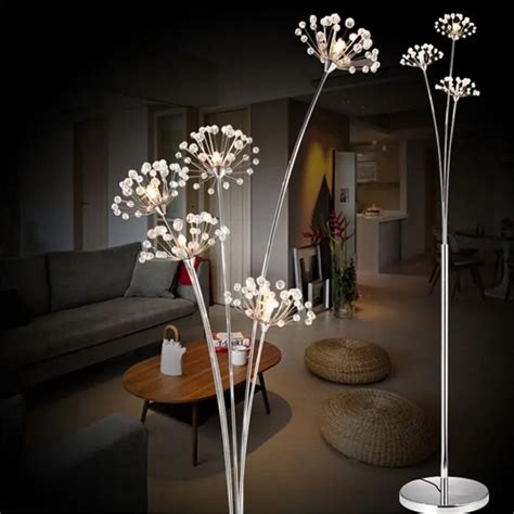 Decorative Flower tree floor light lamp crystal stand lamp LED floor lamp G4 LED desk light ...