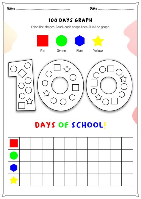 14 Best Images of 100 Day Worksheets - 100th Day of School Printables Kindergarten, St. Patrick ...