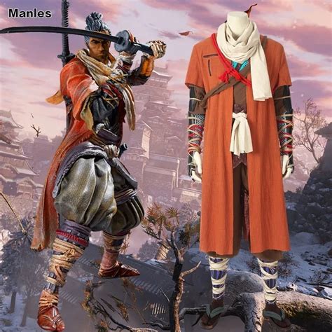 Sekiro Shadows Die Twice Costume Sekiro Cosplay Game Adult Custom Halloween Christmas Carnival ...