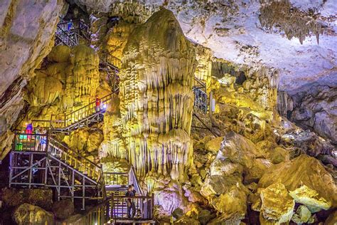 Paradise Cave Vietnam Photograph by Gary Gillette