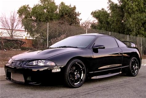 Gorgeous Black Mitsubishi Eclipse GSX : carporn