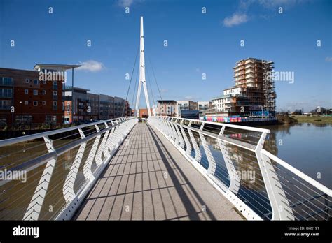 Sir Bobby Robson bridge, Ipswich, Suffolk, England Stock Photo - Alamy