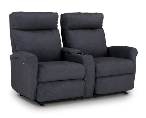 Best Home Furnishings Codie Power Rocking Reclining Loveseat with Storage Console and Cupholders ...