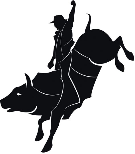 Bull riding Vector graphics Clip art Rodeo - cowboy roping decal png ...