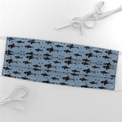 Baby Shark Fabric Shark Attack Mini Print by Elvelyckan - Etsy