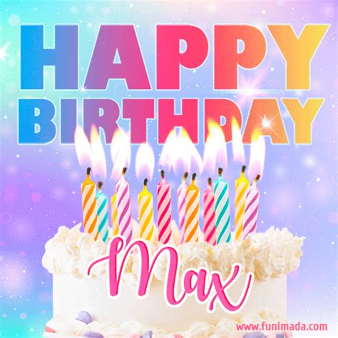 Funny Happy Birthday Max GIF | Funimada.com