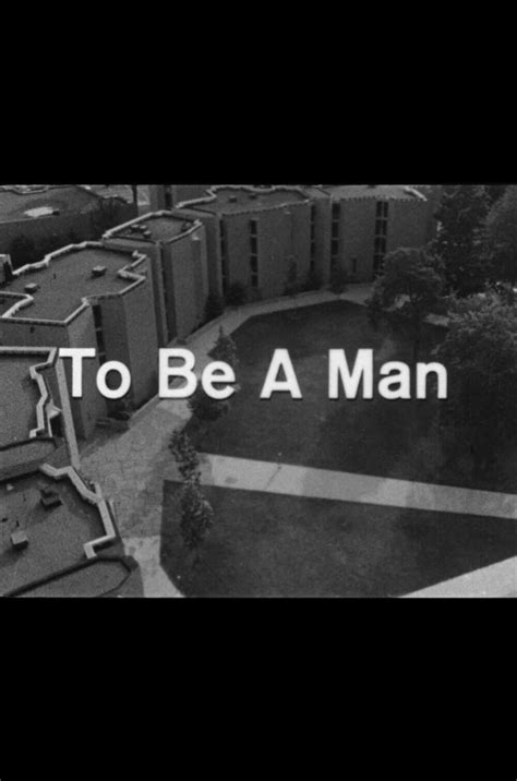 To Be a Man - Posters — The Movie Database (TMDB)