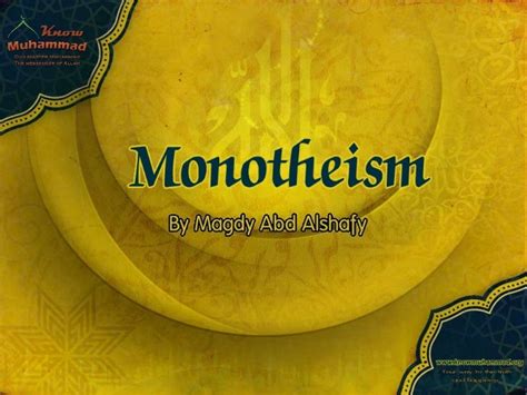 Monotheism