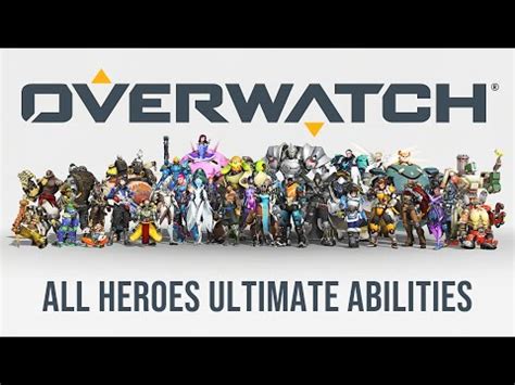 오버워치 모든 캐릭터 궁극기 모음 (Overwatch All Heroes Ultimate Abilities) - YouTube