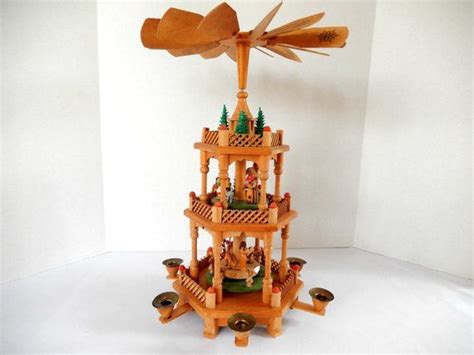 German candle carousel, Christmas pyramid, Erzgebirge, vintage 1950s ...