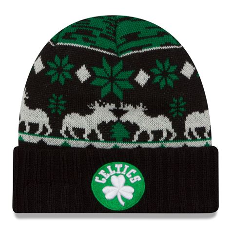 Boston Celtics New Era NBA Mosser Cuffed Knit Hat - Kelly Green