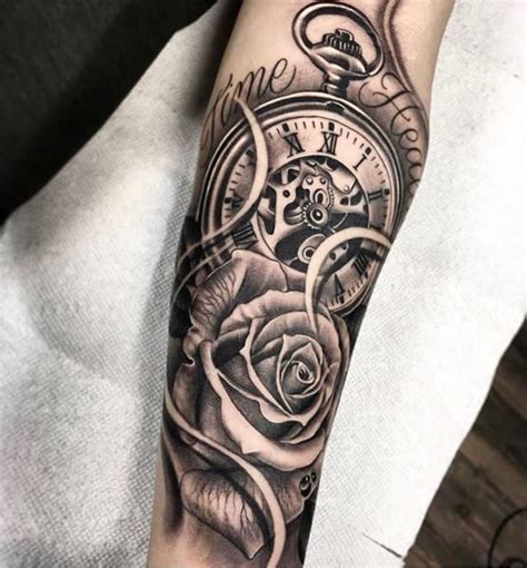 Time Clock Tattoo Time Clock Tattoo Clock Tattoo Tattoos