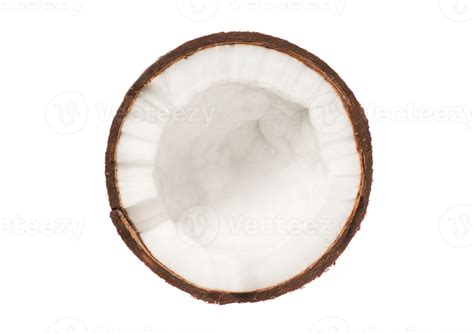 Half coconut isolated on a transparent background 22025111 PNG