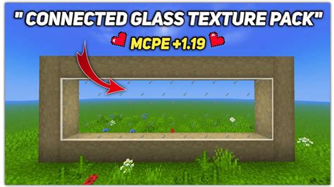 Connected Glass Texture Pack For Mcpe 1.19 | Connected Glass Texture ...