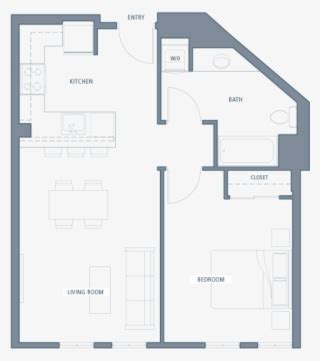 For The A13-a Floor Plan - Aventine Apartments Transparent PNG - 640x480 - Free Download on NicePNG