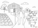 Farmer Coloring Page  Free Printable Coloring Pages sketch template