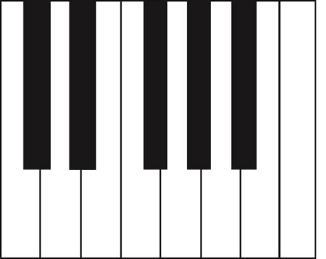 Piano Keys - Cliparts.co