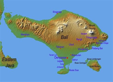 7 Bali Maps - Bali on a map, by regions, tourist map and more