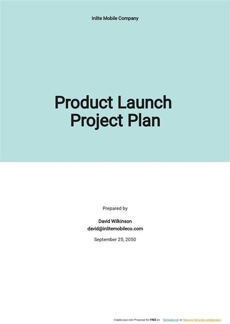 New Product Launch Plan Template - Google Docs, Word, Apple Pages, PDF ...