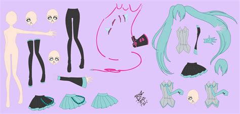 Miku Base by JosieTheSniper on DeviantArt