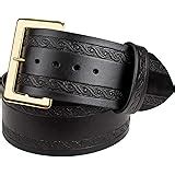 Santa Claus Belt 4 Inch Wide Leather BTS-2610 at Amazon Men’s Clothing store