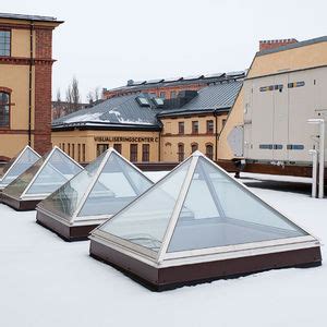 Flat roof skylight - F100 CIRCULAR - LAMILUX Heinrich Strunz GmbH - for ventilation / for ...