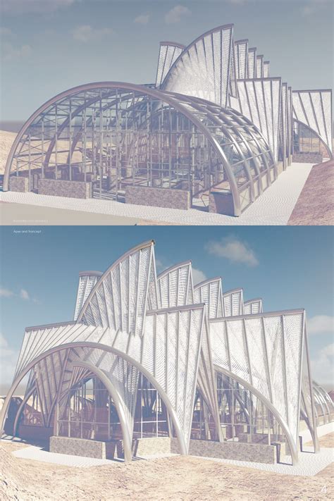 PROTECTIVE STRUCTURE ABOVE TRANSEPT BASIL | Pattern Design Project