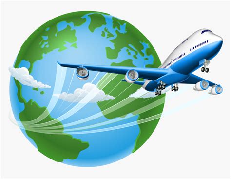 Flight Package Tour Airplane Travel Airline - Traveling Clipart, HD Png Download , Transparent ...